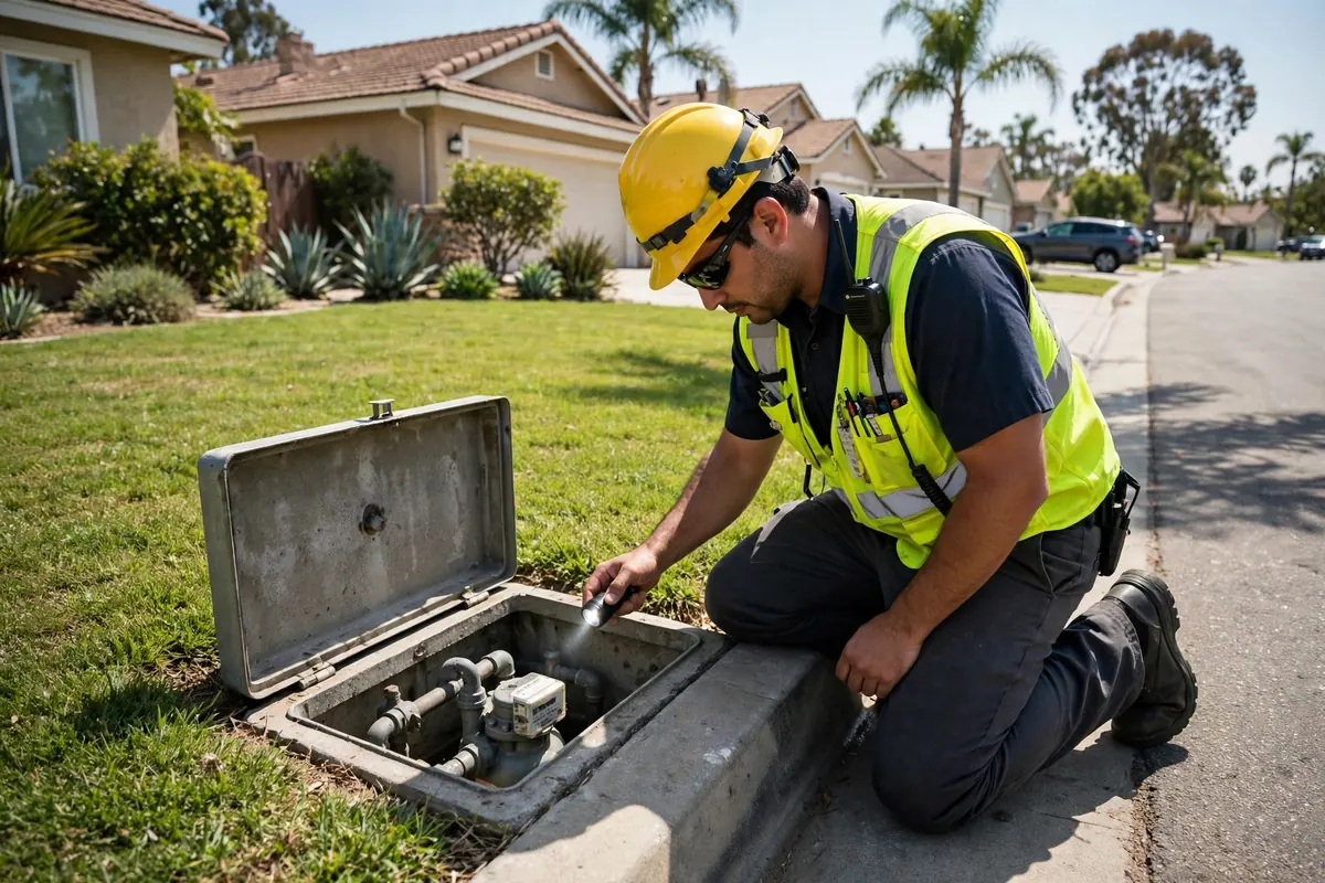 Main Water Line Leak Detection in Perris, CA