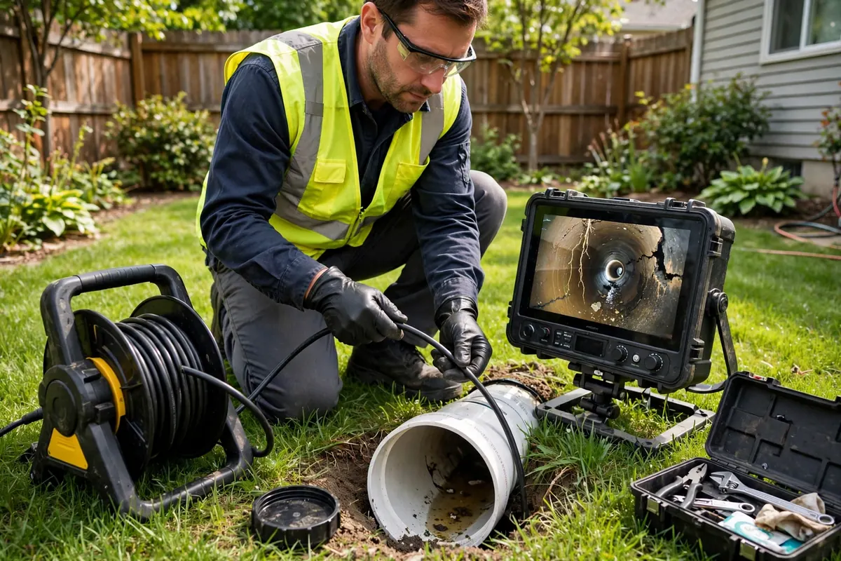 Sewer Camera Inspection in Perris, CA